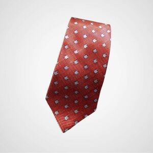 Valentino Silk Geometric Peach, Coral White